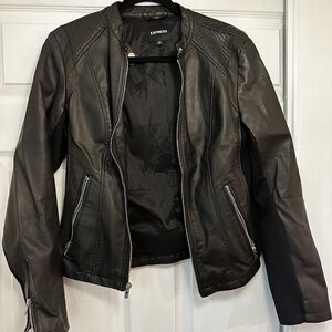Faux Leather Jacket